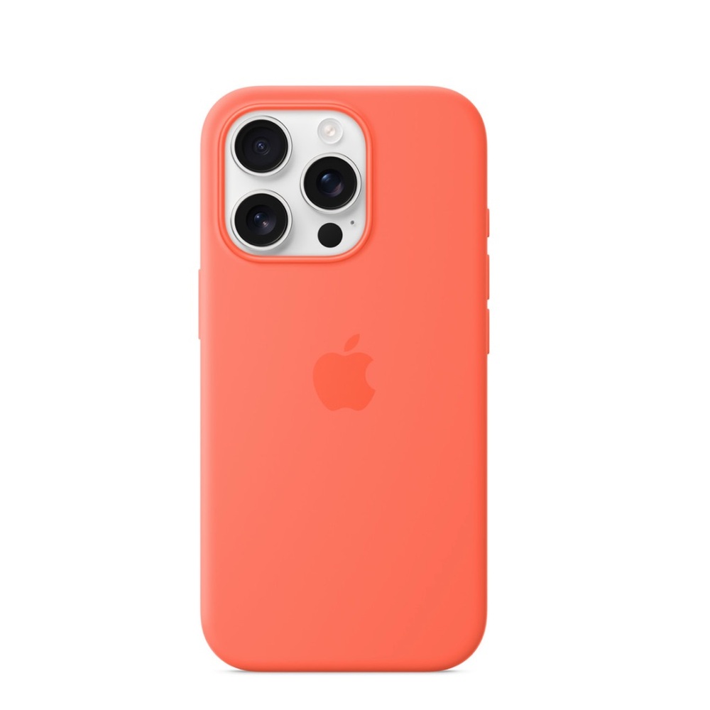 iPhone 16 Pro Silicone Case with MagSafe - Tangerine